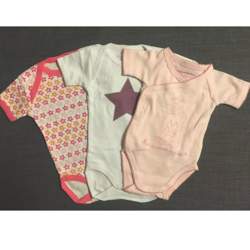Onesies for girls Set of 3 body suits